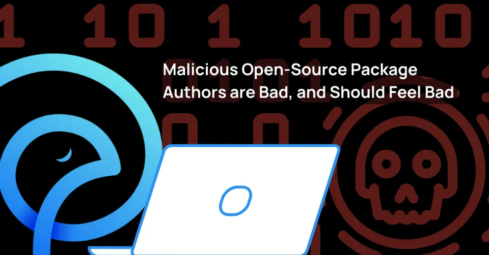 Malicious Open-Source Package Authors are Bad, and Should Feel Bad